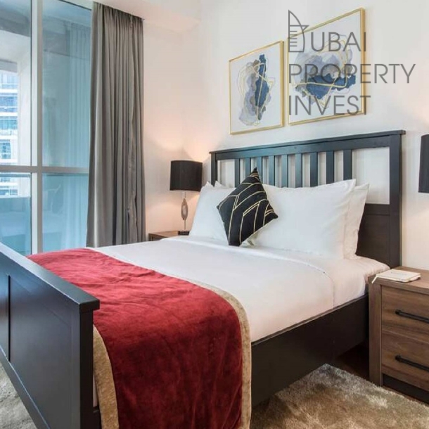 Квартира в жилом комплексе THE WAVES DAMAC район Dubai Marina, 1 комната, 78 м2