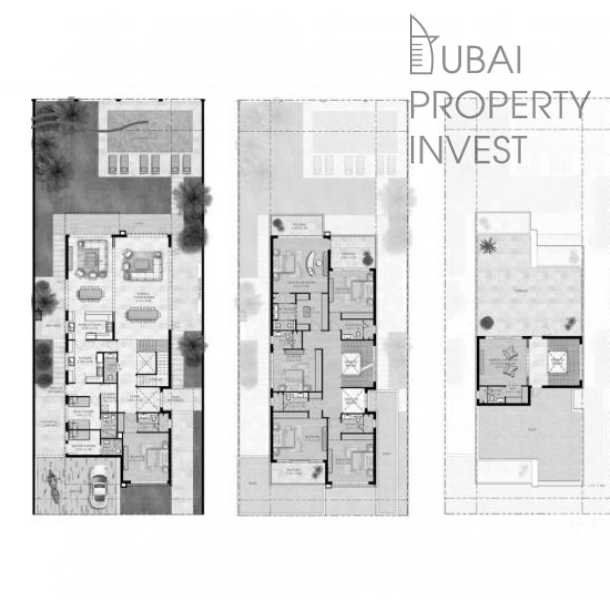 Таунхаус в жилом комплексе Damac lagoons, район Dubai Land, 6 спален, 407 м2