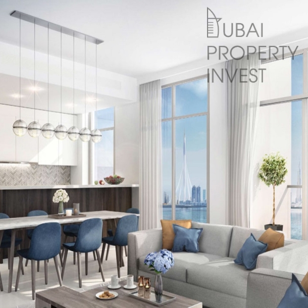 Квартира  в жилом комплексе Emaar The Cove район Dubai Creek Harbour, 1 комната, 69 м2, первый взнос 10%