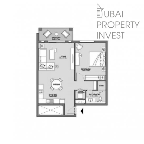Квартира в жилом комплексе Dubai Properties MADINAT JUMEIRAH LIVING район Umm Suqeim, 3 комнаты, 186 м2 1