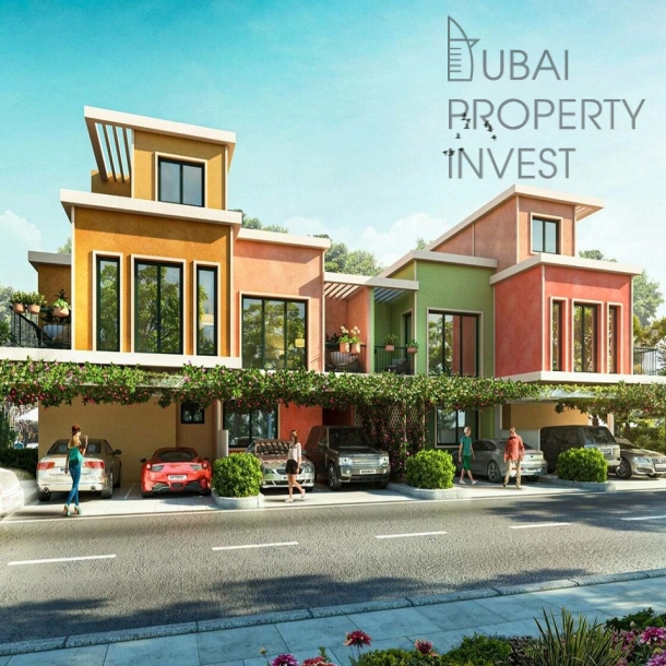 Вилла в жилом комплексе Damac lagoons, район Dubai Land, 6 спален, 444 м2