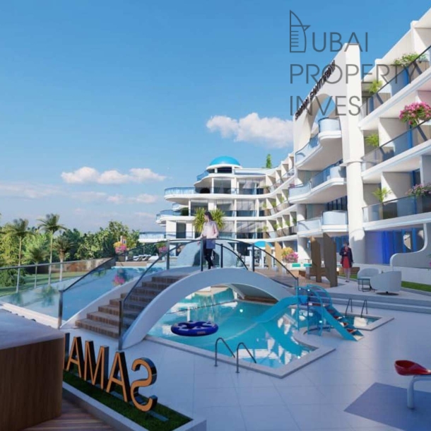 Квартира в жилом комплексе samana santorini район Dubai Studio City, 2 комнаты, 149 м2